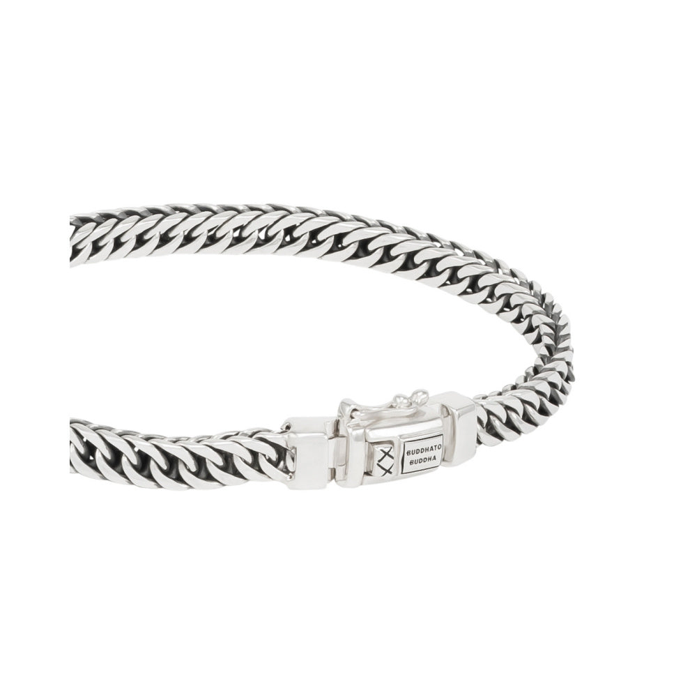 Buddha to Buddha Herren Armband Esther Mini Silber