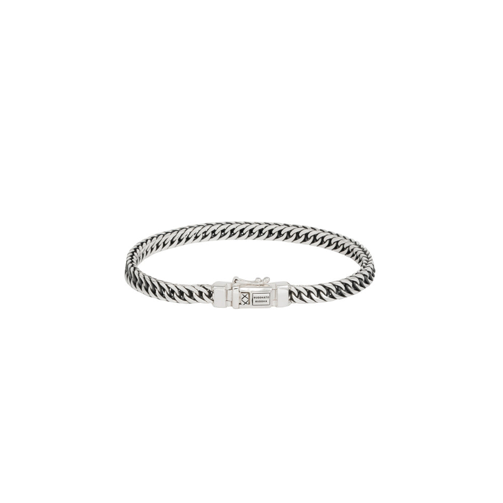Buddha to Buddha Herren Armband Esther Mini Silber 21cm