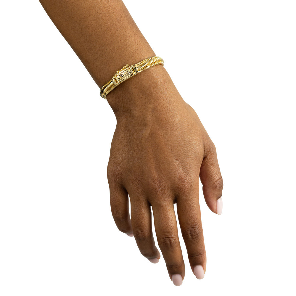 Buddha to Buddha Armband Edwin Mini Gold Vermeil