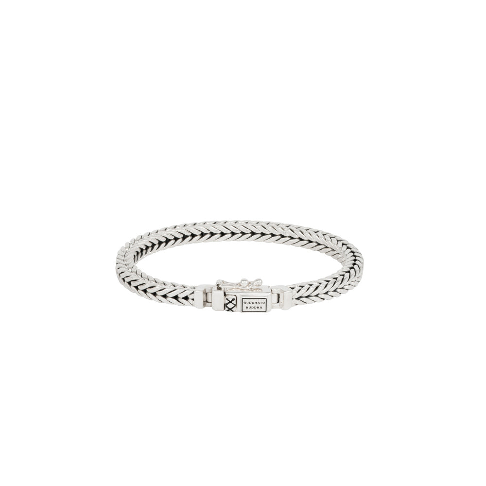 Buddha to Buddha Herren Armband Barbara XS Silber