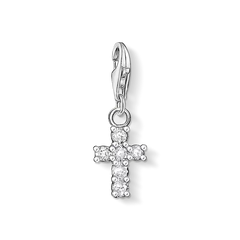 THOMAS SABO Charm-Anhänger Kreuz mit Zirkonia Silber - 0054-051-14