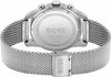 Hugo Boss Skymaster Chronograph 44mm Uhr Edelstahl Silber