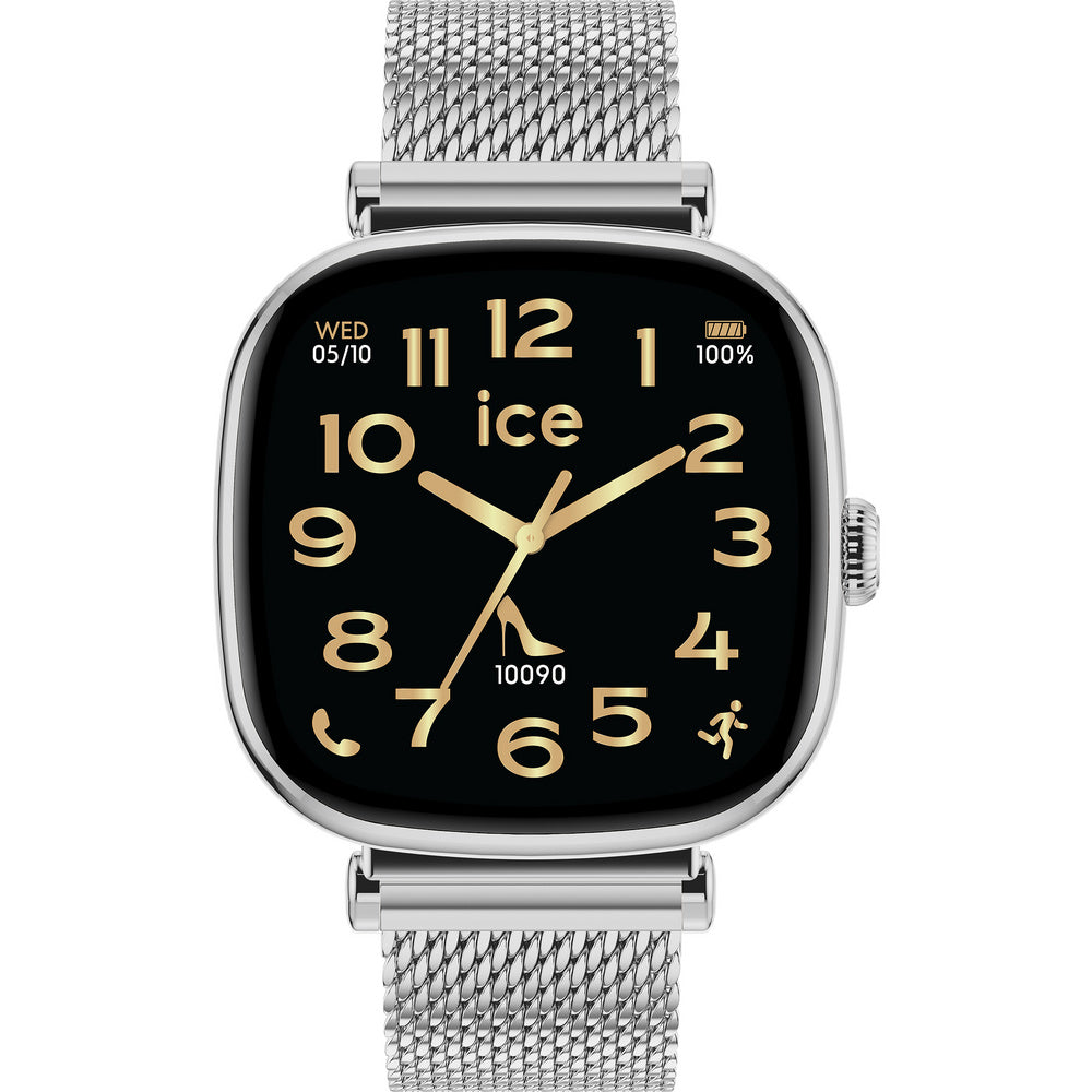 ICE Smartwatch Damenuhr Smart SQ 2.0 Silber