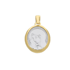 18 Karat - 750 Goldhänger Religiöser Anhänger Bicolor - 067409
