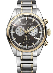 Claude Bernard Proud Heritage Herren Chronograph Grau 42 mm
