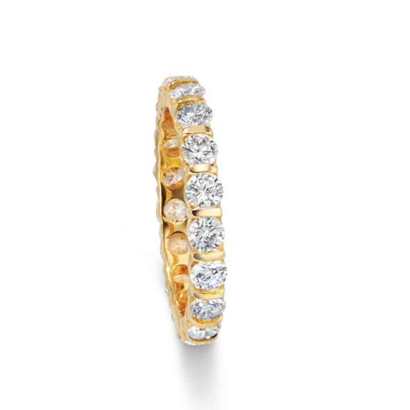 Diamants Memoire Ring 1.00 ct Diamant 750 Gelbgold – 1111.09998
