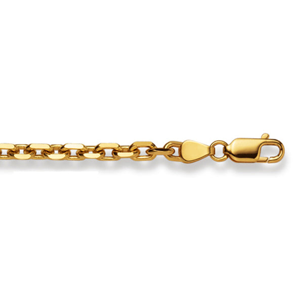 Ankerarmband 18 Karat Gold  -750 in Gelbgold 19 cm x 3.6mm