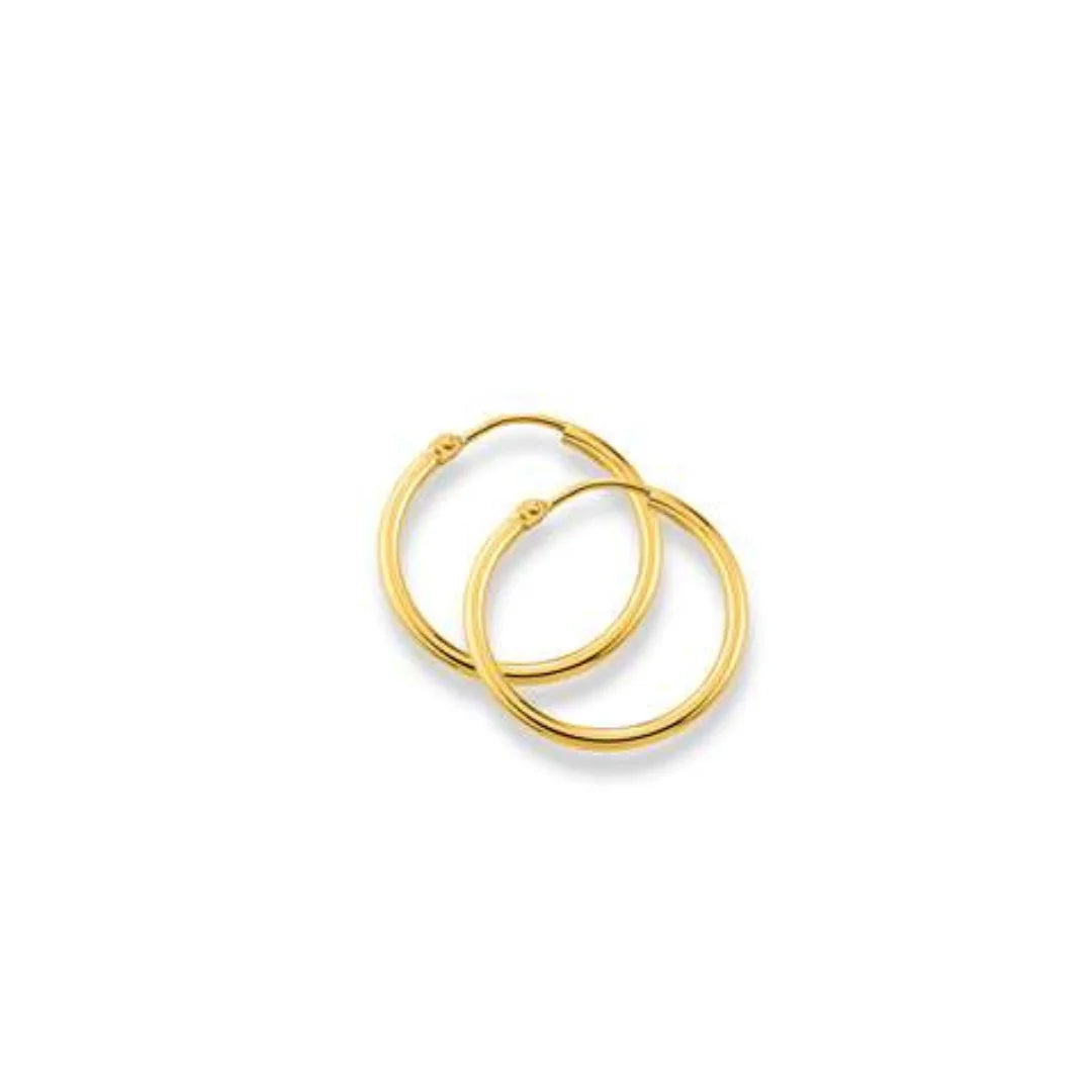 Kreolen 18 Karat Gelbgold-750, 20 mm