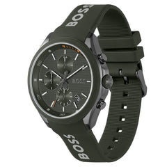 Hugo Boss Velocity Chronograph 44mm Uhr Grün Schwarz