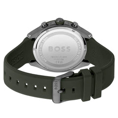 Hugo Boss Velocity Chronograph 44mm Uhr Grün Schwarz