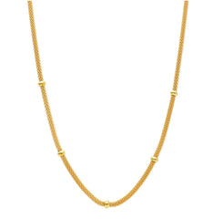 18 Karat (750) Gelbgold Damenkette – 50 cm - 249970