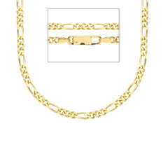 18 Karat Figaro-Goldkette - 50 cm