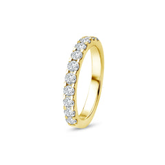 18 Karat Gelbgold Diamant-Pavé Ring - YZ00404