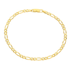 18 Karat Gold Figaro Armband