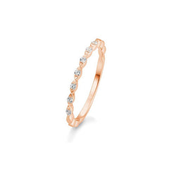 Breuning Fantasy 18 Karat Gold Memoire Ring mit Diamant 0.105 ct. - 41/05708