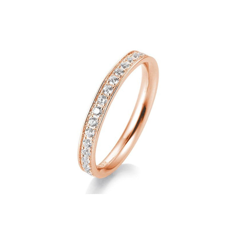 Breuning 18 Karat Gold Memoire Ring mit 20 Diamanten 0.40 ct. - 41/05659
