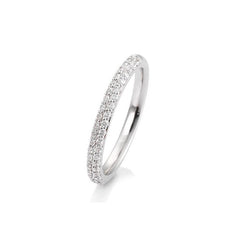 Breuning 18 Karat Gold Memoire Ring mit 40 Diamanten 0.3 ct. - 41/84100