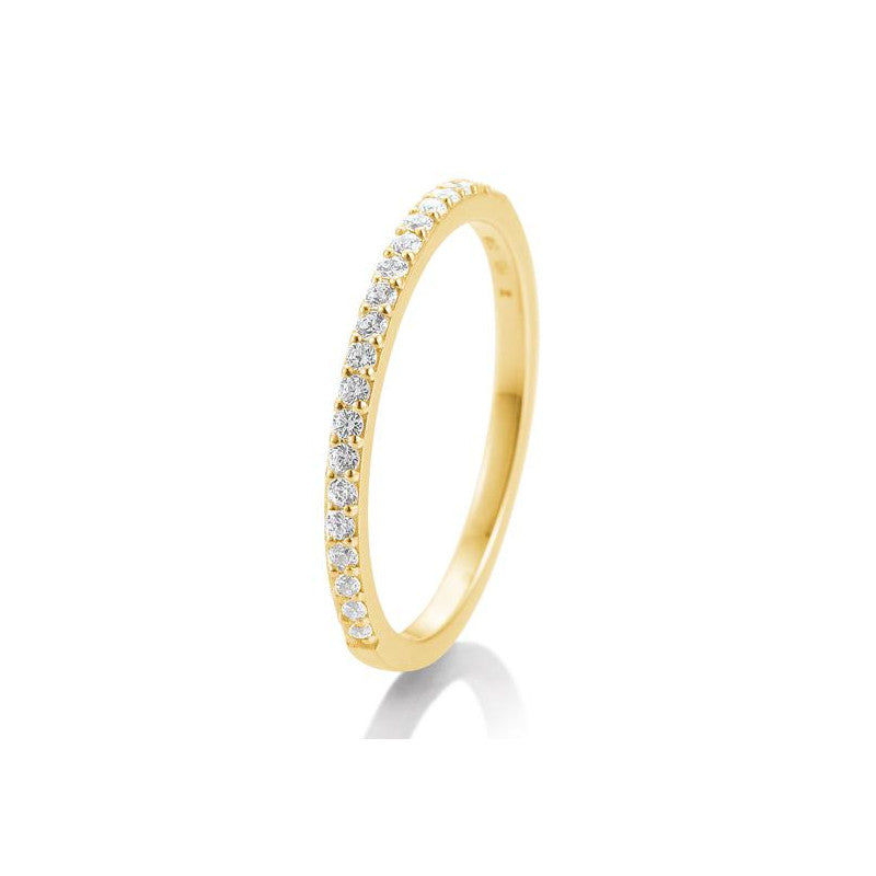 Breuning 18 Karat Gold Memoire Ring mit 26 Diamanten 0.26 ct. - 41/85902
