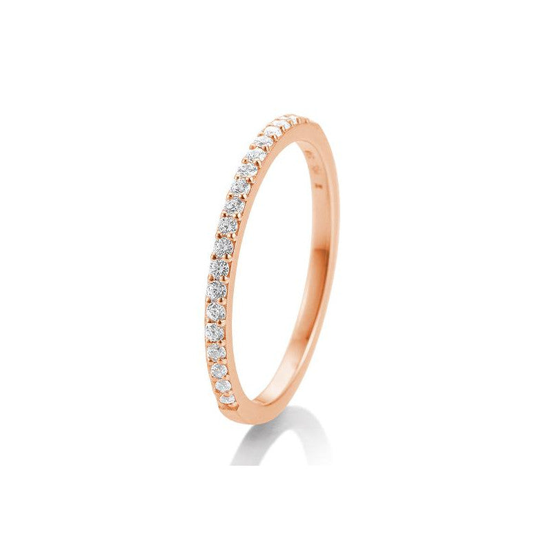 Breuning 18 Karat Gold Memoire Ring mit 26 Diamanten 0.26 ct. - 41/85902
