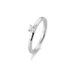Breuning 18 Karat Gold Verlobungsring 4er Krappe mit Diamant - 41/05991