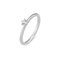 Bague de fiançailles Breuning en or 18 carats à 6 griffes avec diamant - 41/06262