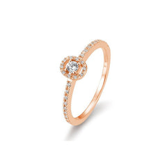 Bague de fiançailles Breuning en or 18 carats, pavée de diamants - 41/05801