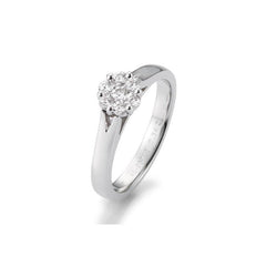 Breuning 18 Karat Gold Verlobungsring Flower mit Diamanten - 41/05716