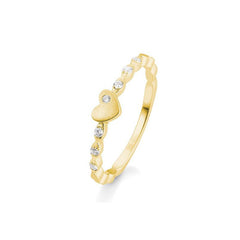 Bague de fiançailles Breuning en or 18 carats avec cœur et diamants - 41/05709