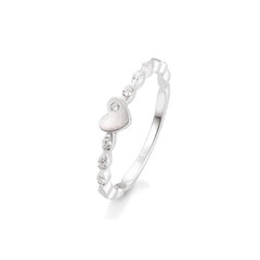 Bague de fiançailles Breuning en or 18 carats avec cœur et diamants - 41/05709