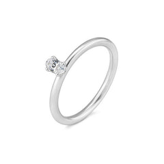 Bague de fiançailles ovale Breuning en or 18 carats avec diamant - 41/06270