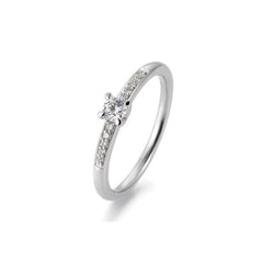Bague de fiançailles Breuning en or 18 carats pavée de diamants - 41/85947
