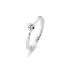 Bague de fiançailles Breuning en or rose 18 carats avec diamant - 41/05951