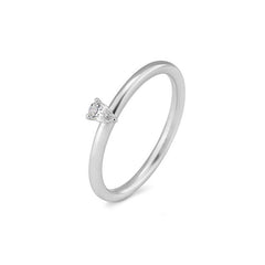 Bague de fiançailles Breuning en or 18 carats, forme goutte, sertie de diamants - 41/06266
