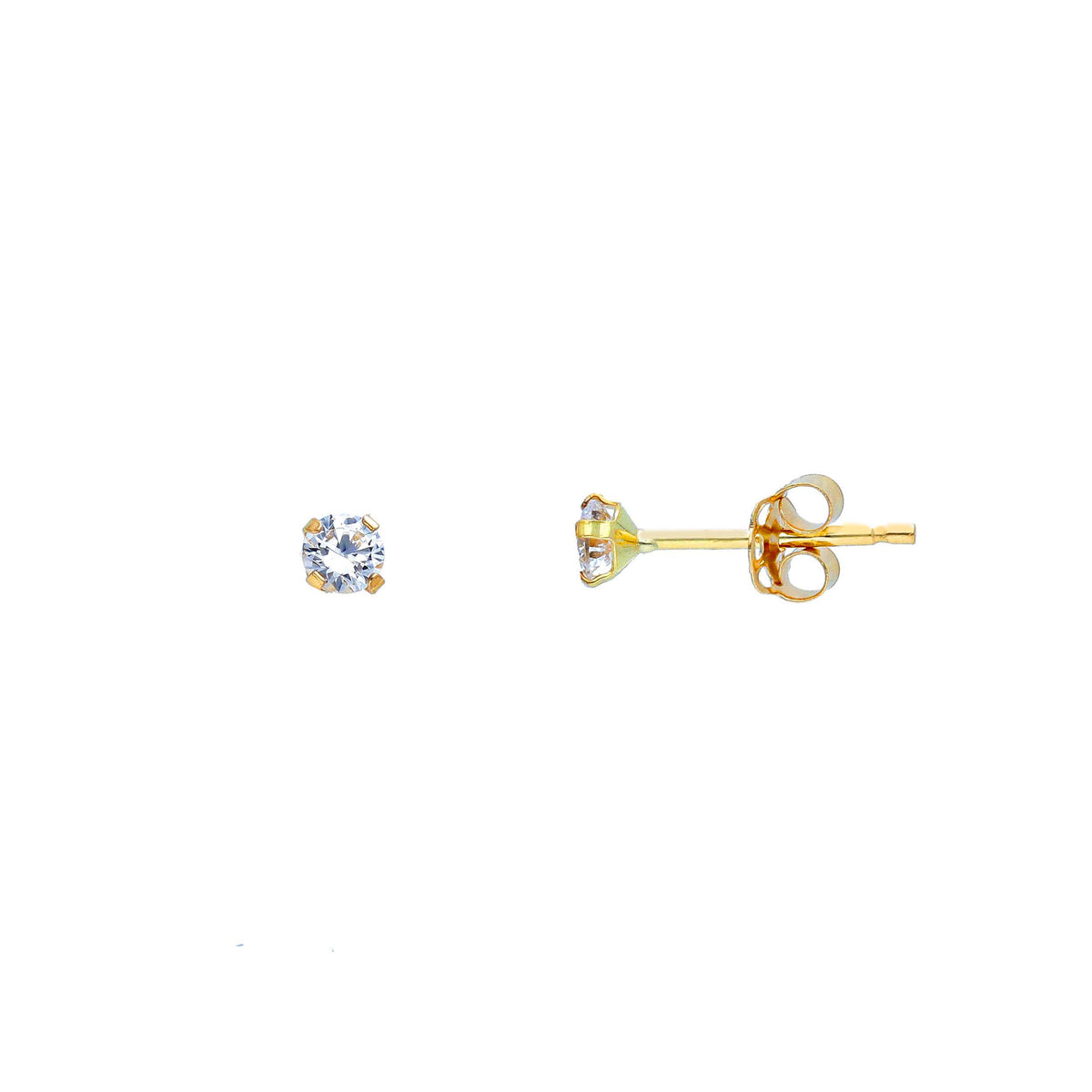 18 Karat Goldohrringe - 3.5 mm