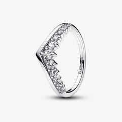 Pandora Damenring - Timeless Wishbone Schwebender Pavé-Ring - 192320C01