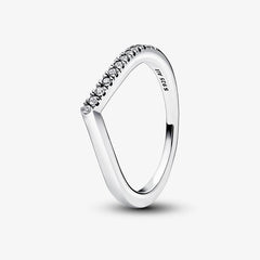 Pandora Damenring - Timeless Wishbone Halb Funkelnder Ring - 192394C01