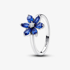 Pandora Herbarium Cluster Ring für Damen - Blau, Sterling-Silber