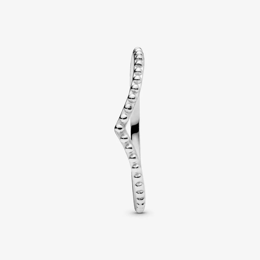 Pandora Damenring - Metallperlen Wishbone Ring - 196315