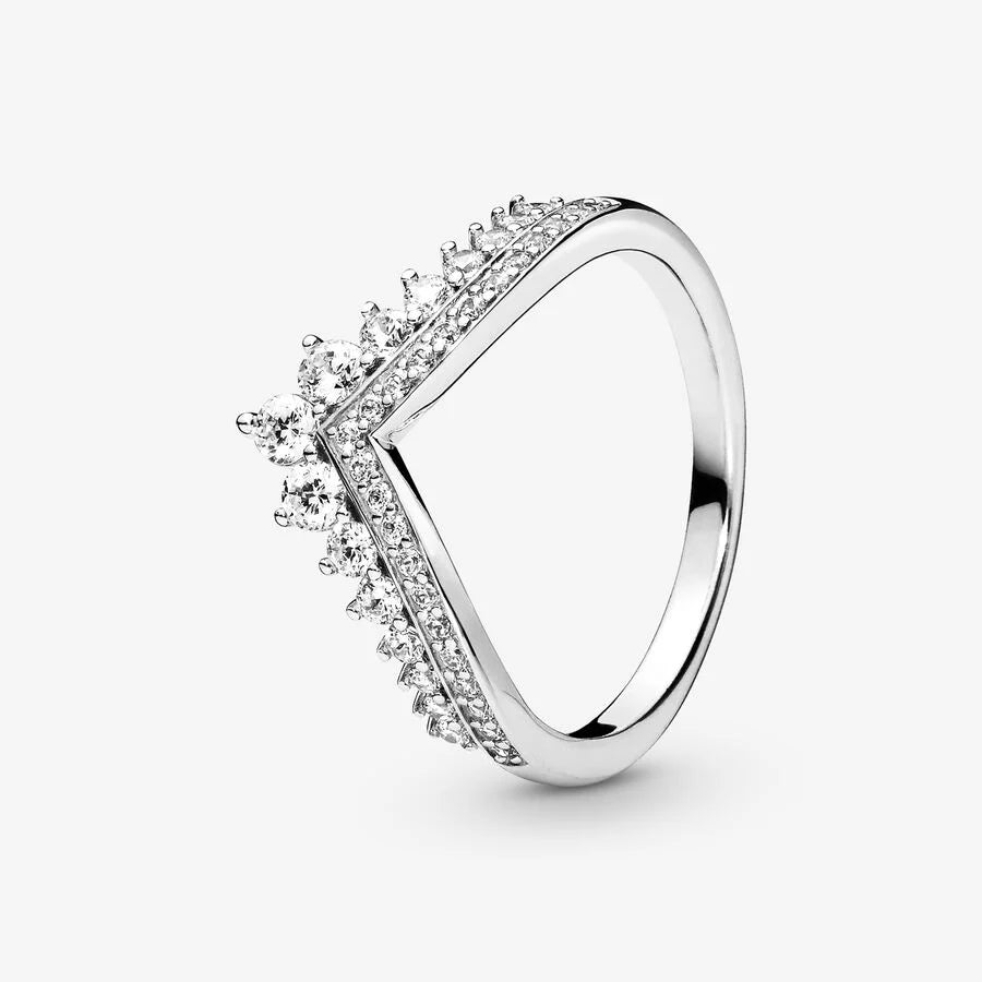 Pandora Damenring - Prinzessin Wishbone Ring - 197736CZ