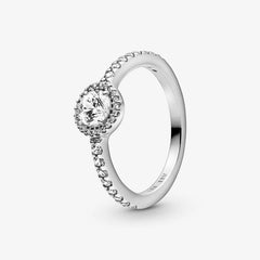 Pandora Ring: Klassischer Funkelnder Strahlenkranz - Sterling-Silber