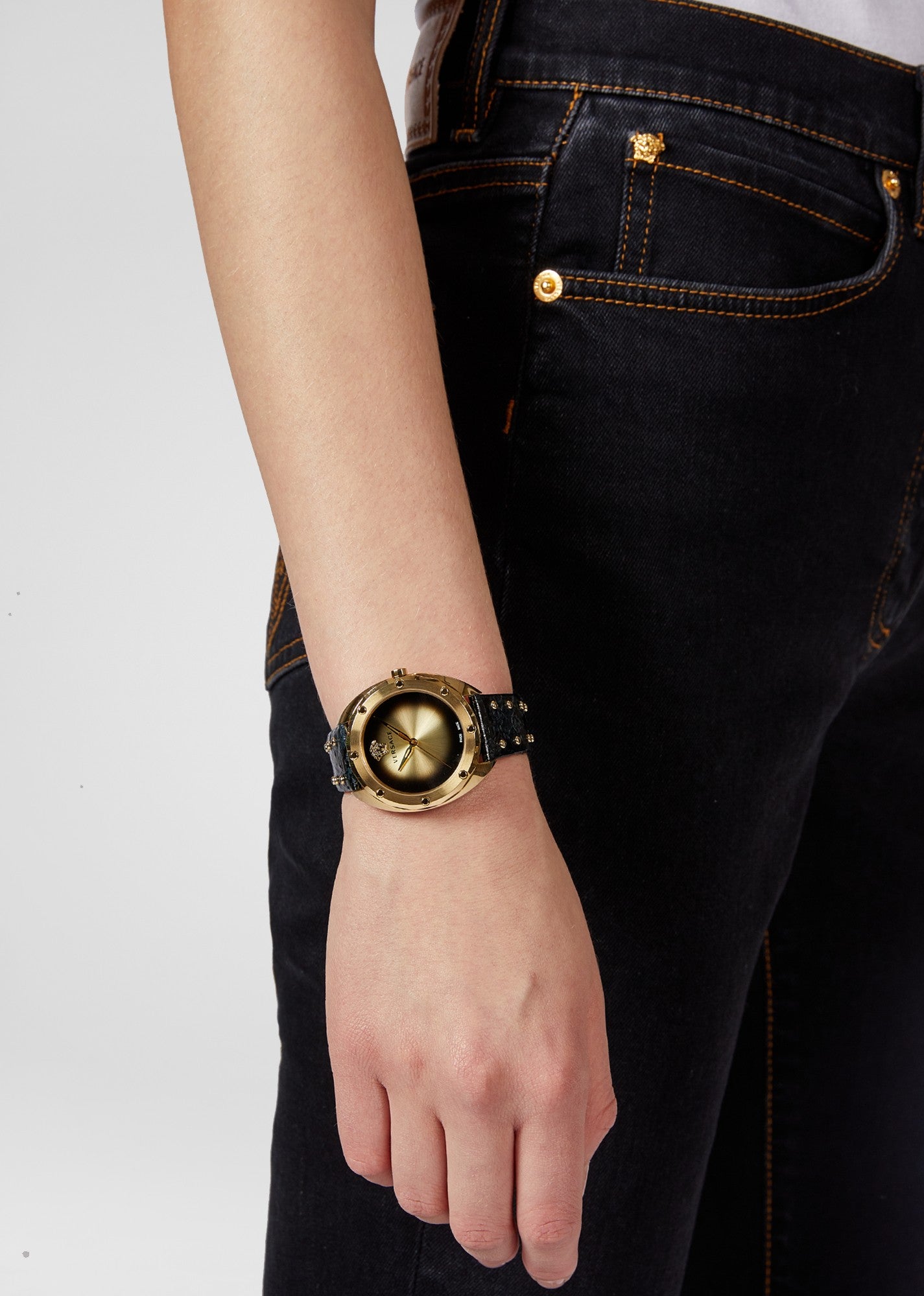 Versace Damenuhr Shadov Gold, 38 mm - VEBM00318 4