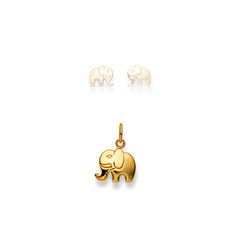 Elefant Anhänger in 18 Karat Gelbgold - 1156.08341/0001