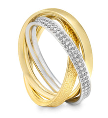 Alliances Breuning Tenere avec diamants - 48/06754 et 48/06753