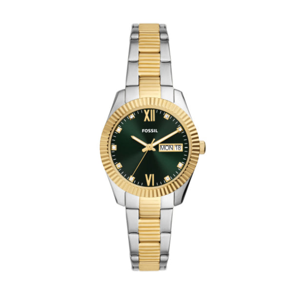 Fossil Scarlette Damenuhr Bicolor - ES5240