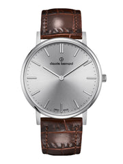 Claude Bernard Slim Line Herren Silber 41 mm