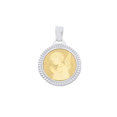 Pendentif religieux en or 18 carats - 750 bicolore - 228682