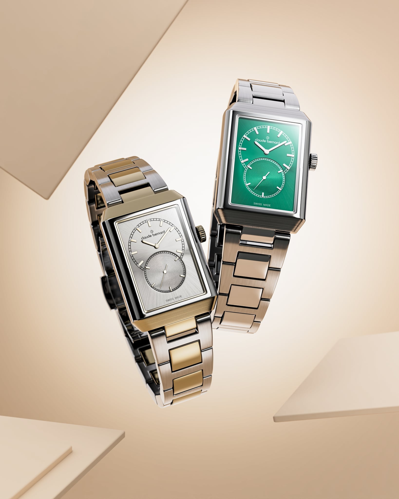 Claude Bernard Ora Vera Damen Kleine Sekunde Grün - 23099 3M VIN