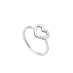 18 Karat Gold - 750 Herz Ring