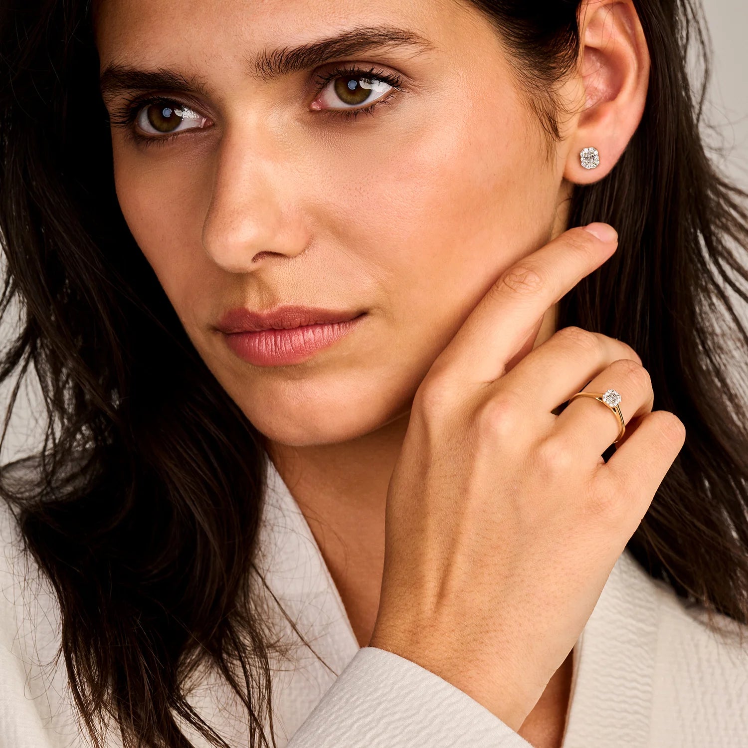 Blush Lab Diamonds Ring Gelbgold mit laborgegezüchtetem Diamanten - LG1022Y