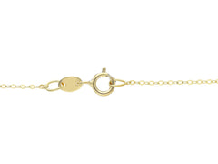 Collier 18 Karat - 750 Gelbgold mit Onyx, Herz aus Onyx - 265378